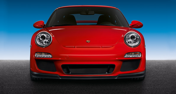 Porsche 911 GT3 (Type 997), vue de face